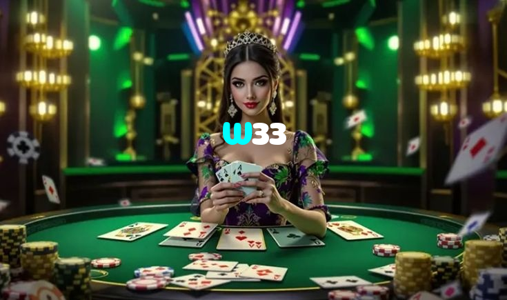 W33 casino presented on mobile device in Pakistan with slots and live games